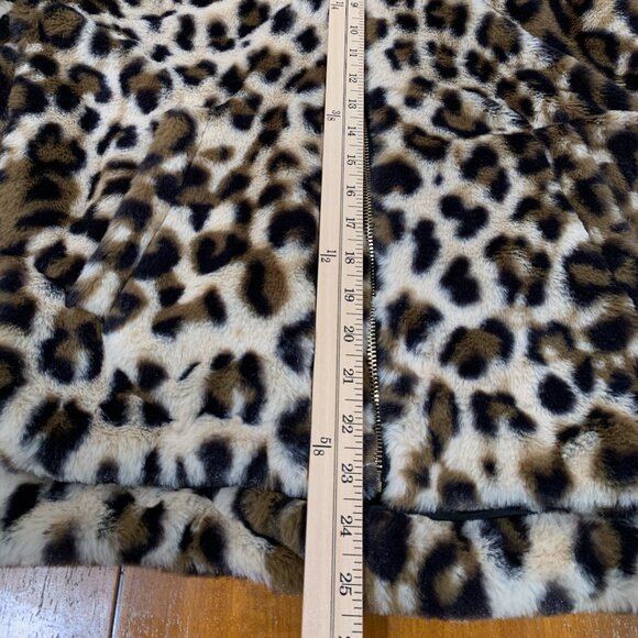 Me Jane Jacket Woman's Coat Faux Fur Zip Up Hood Size XL - Picture 11 of 12